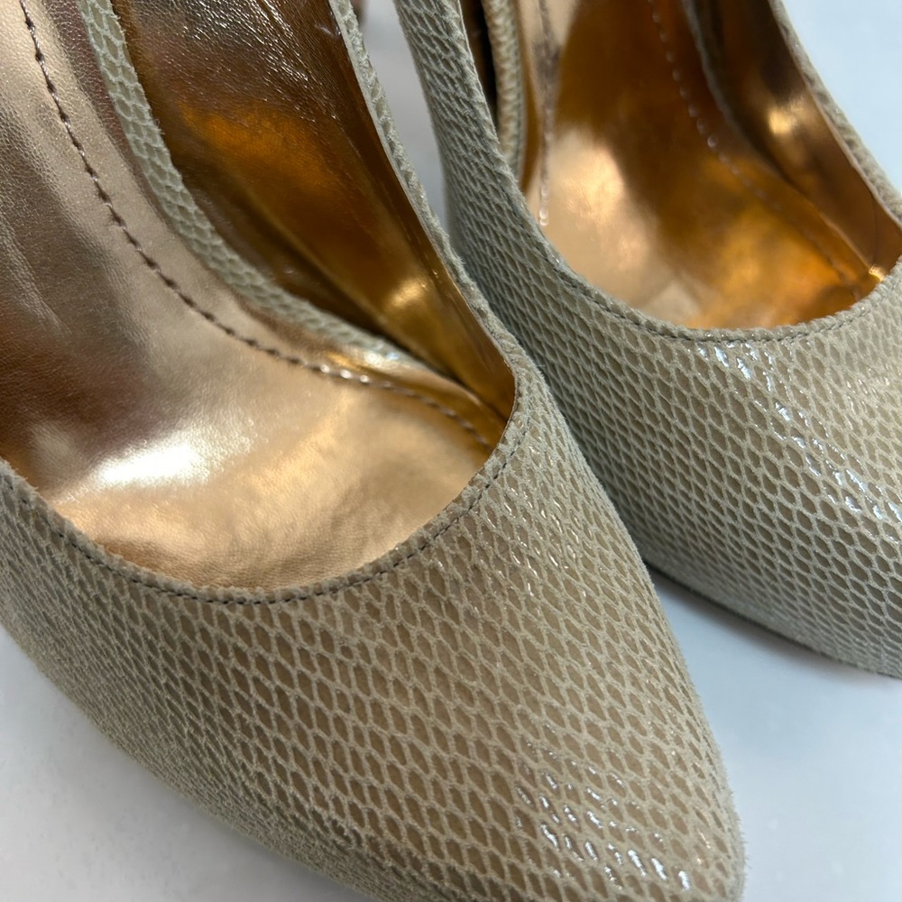 Bcbgeneration Parade Stiletto Platform Pumps. Tan… - image 4